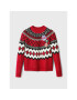 Desigual Пуловер Buddy 22WWJFAN Червен Relaxed Fit - Pepit.bg