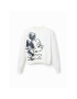 Desigual Пуловер DISNEY Mickey 23SWJF25 Бял Regular Fit - Pepit.bg