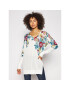 Desigual Пуловер Georgina 21SWJF68 Бял Regular Fit - Pepit.bg