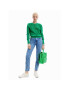 Desigual Пуловер Jerry 23SWJF02 Зелен Regular Fit - Pepit.bg