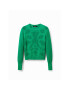 Desigual Пуловер Jerry 23SWJF02 Зелен Regular Fit - Pepit.bg