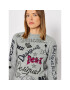 Desigual Пуловер Paloma 21WWJFAE Сив Regular Fit - Pepit.bg
