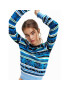 Desigual Пуловер Rainforest 23SWJF27 Син Regular Fit - Pepit.bg