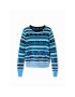 Desigual Пуловер Rainforest 23SWJF27 Син Regular Fit - Pepit.bg