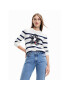 Desigual Пуловер Zaida 23SWJF47 Бял Regular Fit - Pepit.bg