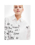 Desigual Риза 23WWCW19 Бял Loose Fit - Pepit.bg