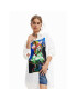 Desigual Риза Daphne 23SWCW22 Бял Oversize - Pepit.bg