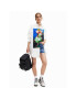 Desigual Риза Daphne 23SWCW22 Бял Oversize - Pepit.bg