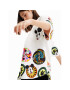 Desigual Риза MONSIEUR CHRISTIAN LACROIX DISNEY 23SWCW14 Бял Oversize - Pepit.bg