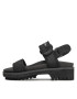 Desigual Сандали Track Sandal Daisy 22SSHA09 Черен - Pepit.bg