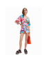 Desigual Шорти от плат 23SWMW10 Цветен Regular Fit - Pepit.bg