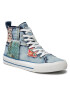 Desigual Сникърси Shoes Beta Denim Patch 21WSKD02 Син - Pepit.bg