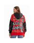 Desigual Суитшърт LOONEY TUNES Bunny Star 23SWSK23 Черен Oversize - Pepit.bg