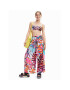 Desigual Текстилни панталони 23SWMW08 Цветен Regular Fit - Pepit.bg