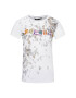 Desigual Тишърт 19WWTKCZ Бял Regular Fit - Pepit.bg