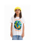 Desigual Тишърт 23SBTK09 Цветен Regular Fit - Pepit.bg