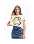 Desigual Тишърт 23SWTKA0 Бял Regular Fit - Pepit.bg