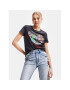 Desigual Тишърт 23WWTKC7 Черен Regular Fit - Pepit.bg