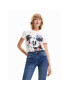 Desigual Тишърт DISNEY 23SWTK59 Бял Regular Fit - Pepit.bg