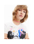 Desigual Тишърт DISNEY 23SWTK59 Бял Regular Fit - Pepit.bg