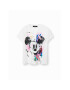 Desigual Тишърт DISNEY 23SWTK59 Бял Regular Fit - Pepit.bg