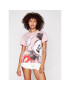 Desigual Тишърт DISNEY Mickey 21SWTKCZ Розов Loose Fit - Pepit.bg