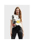 Desigual Тишърт DISNEY Mickey 22WWTK80 Бял Regular Fit - Pepit.bg