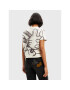 Desigual Тишърт DISNEY Mickey 22WWTK85 Бял Regular Fit - Pepit.bg