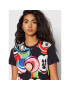 Desigual Тишърт DISNEY Mickey Marbles 22SWTKAP Черен Regular Fit - Pepit.bg