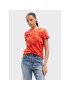 Desigual Тишърт Enya 22WWTK21 Оранжев Regular Fit - Pepit.bg