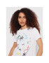 Desigual Тишърт Faces 22SWTKAB Бял Regular Fit - Pepit.bg