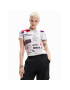 Desigual Тишърт Newspaper 23SWTK61 Бял Regular Fit - Pepit.bg