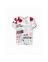 Desigual Тишърт Newspaper 23SWTK61 Бял Regular Fit - Pepit.bg