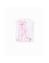 Desigual Тишърт PINK PANTHER 23SWTK49 Бял Regular Fit - Pepit.bg