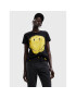 Desigual Тишърт SMILEY Ria 22WWTKAJ Черен Regular Fit - Pepit.bg