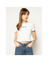 Desigual Тишърт Sonar Crop 20SWTKDG Бял Regular Fit - Pepit.bg