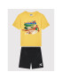 Diadora Комплект тишърт и спортни шорти Playground 102.178252 Жълт Regular Fit - Pepit.bg