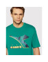 Diadora Тишърт Shield 102.177748 Зелен Regular Fit - Pepit.bg