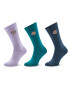 Dickies Комплект 3 чифта дълги чорапи мъжки Valley DK0A4X82 Виолетов - Pepit.bg