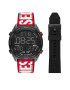 Diesel Часовник Crusher Gift Set DZ2164SET Черен - Pepit.bg