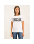 Diesel Тишърт T Sily 00SYW8 Бял Regular Fit - Pepit.bg