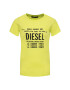 Diesel Тишърт T-Sily-ZF 00SYVT Жълт Regular Fit - Pepit.bg