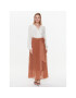 Dixie Плисирана пола G319V007A Кафяв Regular Fit - Pepit.bg