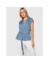 DKNY Блуза P0FA6FZA Тъмносин Regular Fit - Pepit.bg