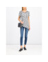 DKNY Блуза P9BHJAXI Бял Regular Fit - Pepit.bg