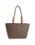 DKNY Дамска чанта Bryant Lg Zip Tote R74AJ014 Кафяв - Pepit.bg