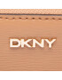 DKNY Голям дамски портфейл Bryant-Sm Zip Around R8313656 Кафяв - Pepit.bg