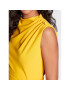 DKNY Коктейлна рокля DD2G1156 Жълт Regular Fit - Pepit.bg