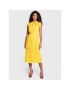 DKNY Коктейлна рокля DD2GI937 Жълт Regular Fit - Pepit.bg
