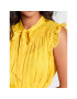 DKNY Коктейлна рокля DD2GI937 Жълт Regular Fit - Pepit.bg